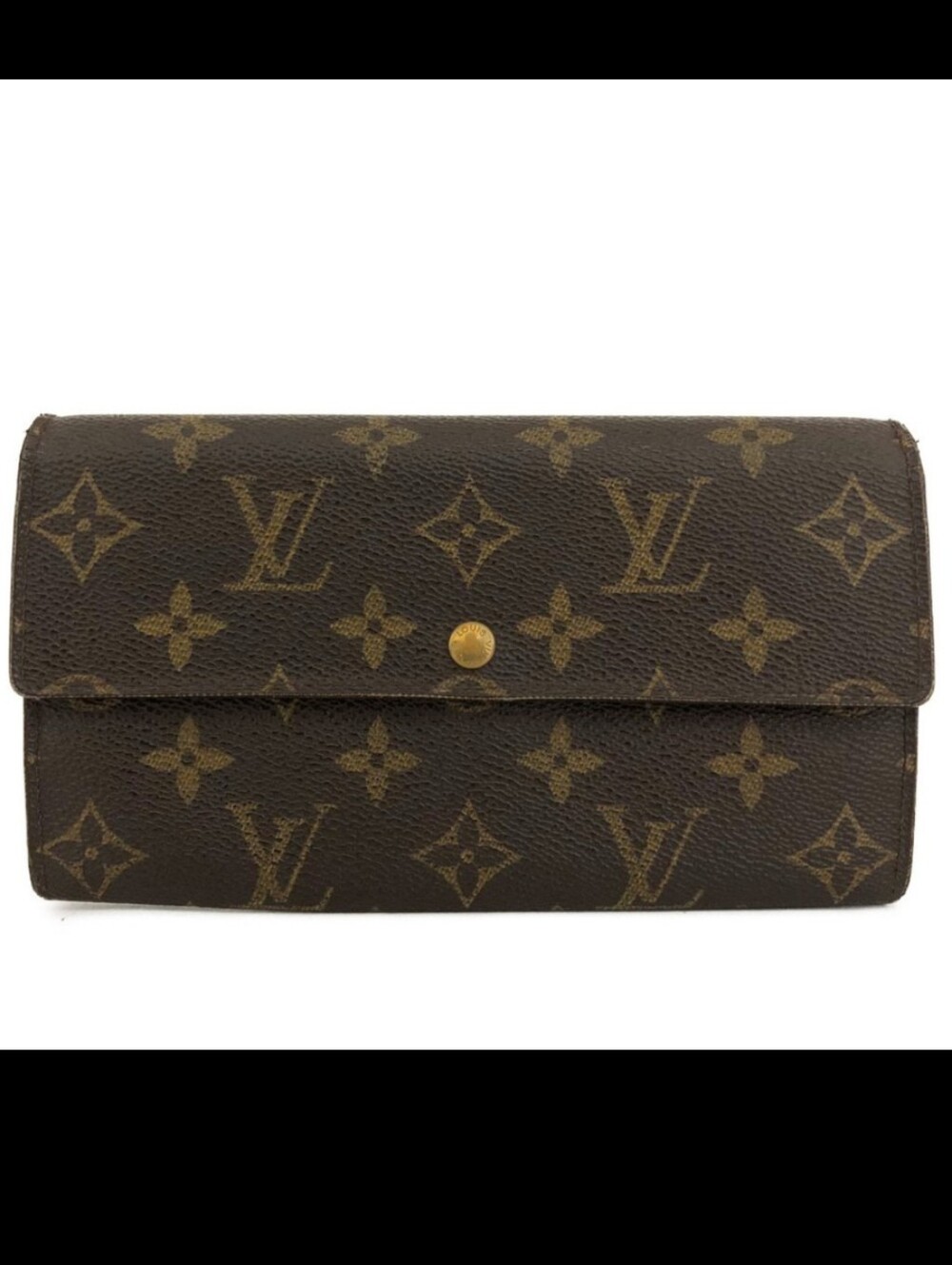 Authentic Louis Vuitton Monogram Sarah Long Wallet